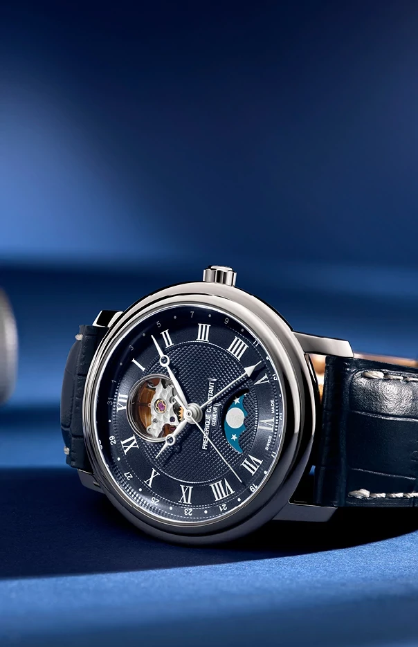 Classics Heart Beat Moonphase Date Watch FC-335MCNW4P26